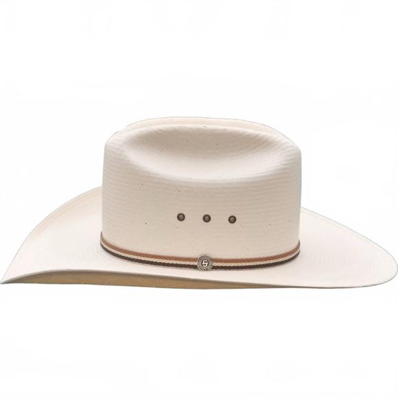 NEW STETSON unisex hobbs 10x straw hat in natural - Picture 4 of 7